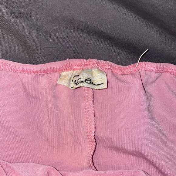 Baby Pink Tie Up Shirt - Picture 3 of 3